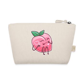 Peach fruit stone fruit plant vegan rose tree - Organic Pouch - nature - Back