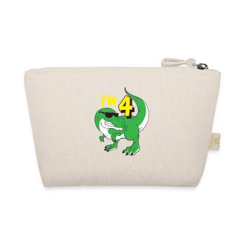 4 ans Dino anniversaire enfant garçon cadeau - Trousse biologique - nature - Dos