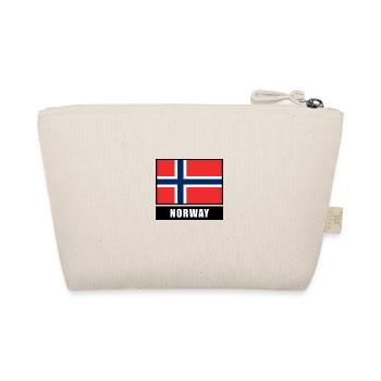 Norway Norwegian Flag Flag Norkap Fjord Oslo - Organic Pouch - nature - Back