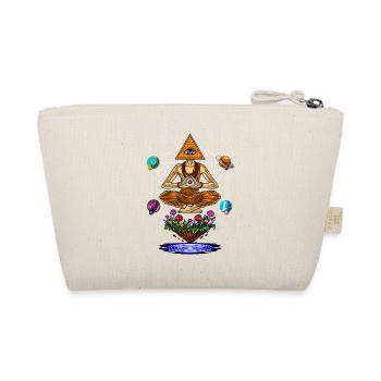 Psychedelische Illuminati-Pyramidenpilze - Bio-Täschchen - Natur - Hinten