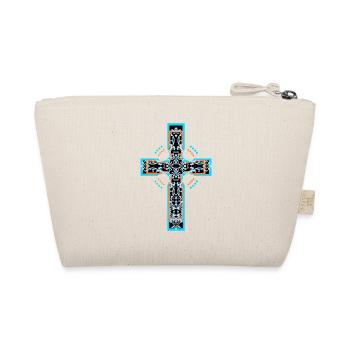 Kreuz Kreuze Jesus Kirche Gott Papst Kruzifix - Bio-Täschchen - Natur - Hinten
