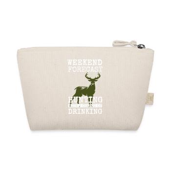 Jagen Jäger Förster Hirsch Geschenk Geschenkidee - Bio-Täschchen - Natur - Hinten