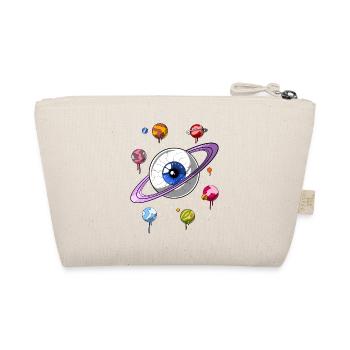 Psychedelic Cosmic Eye - Organic Pouch - nature - Back