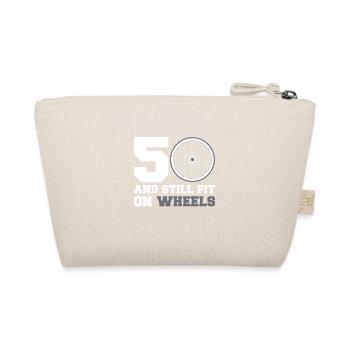 50er 50. Geburtstag Radsport Radfahrer Geschenk - Bio-Täschchen - Natur - Hinten