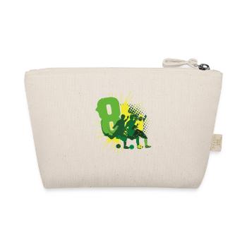 Football 8th birthday children 8 years - Organic Pouch - nature - Back