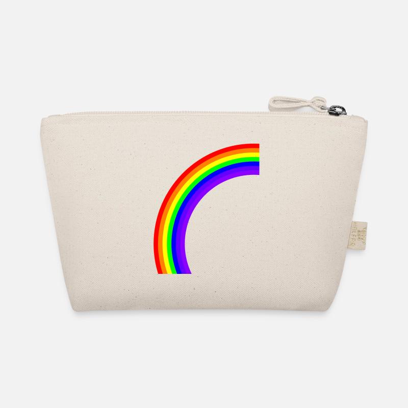 Regenbogen - Bio-Täschchen - Natur