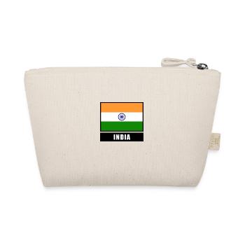 India Indian flag flag - Organic Pouch - nature - Back