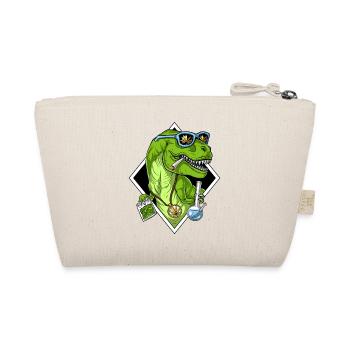 T Rex Dinosaur Weed - Organic Pouch - nature - Back
