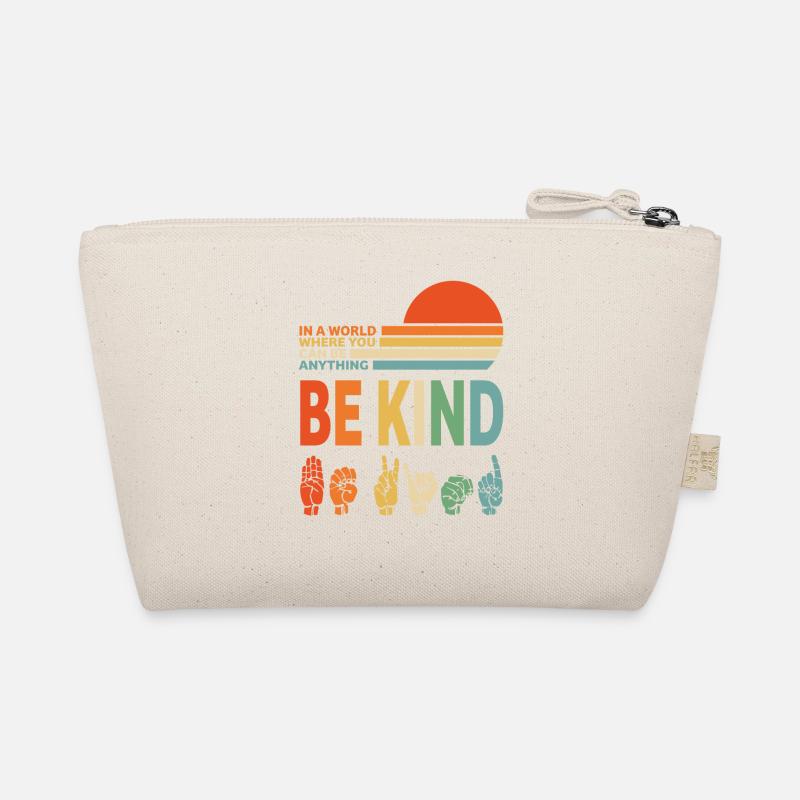 Be Kind - Bio-Täschchen - Natur