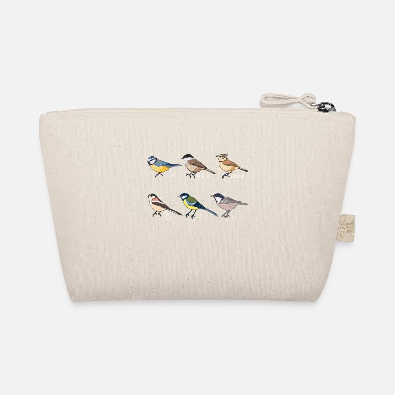 Tit Bird Collection - Birdwatching Gift Organic Pouch