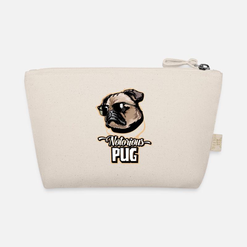 Mops Artikel Mops Geschenke Mops Hund Bio-Täschchen