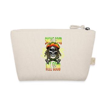 Weed Cannabis Marijuana Pot Gift - Organic Pouch - nature - Back