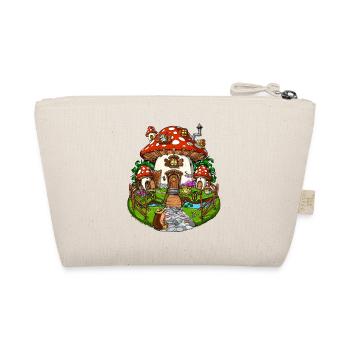 Magic Mushrooms Forest House - Organic Pouch - nature - Back