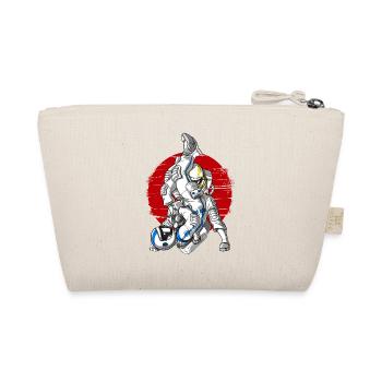 Jiu-Jitsu Astronaut Fighters - Organic Pouch - nature - Back