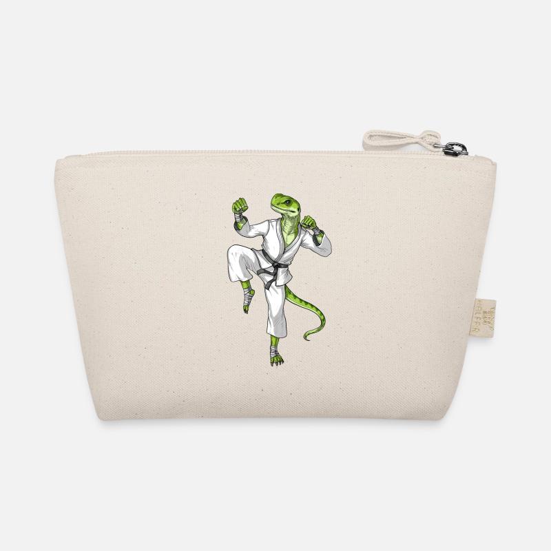 Karate Eidechse Bio-Täschchen