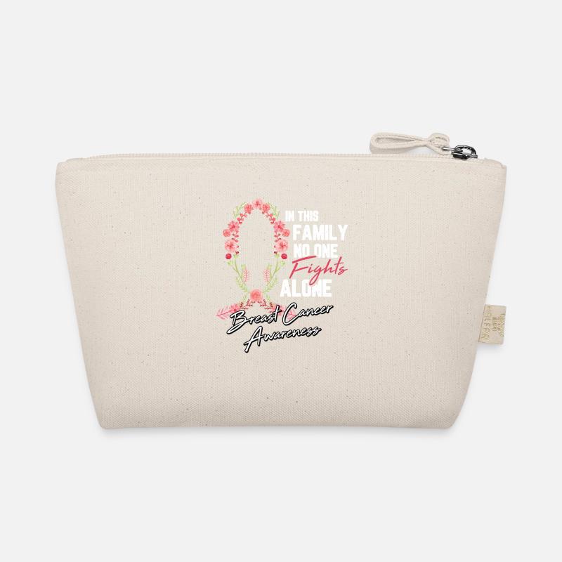 Cadeau de chimio de combat de fleur de ruban de cancer du sein Trousse biologique