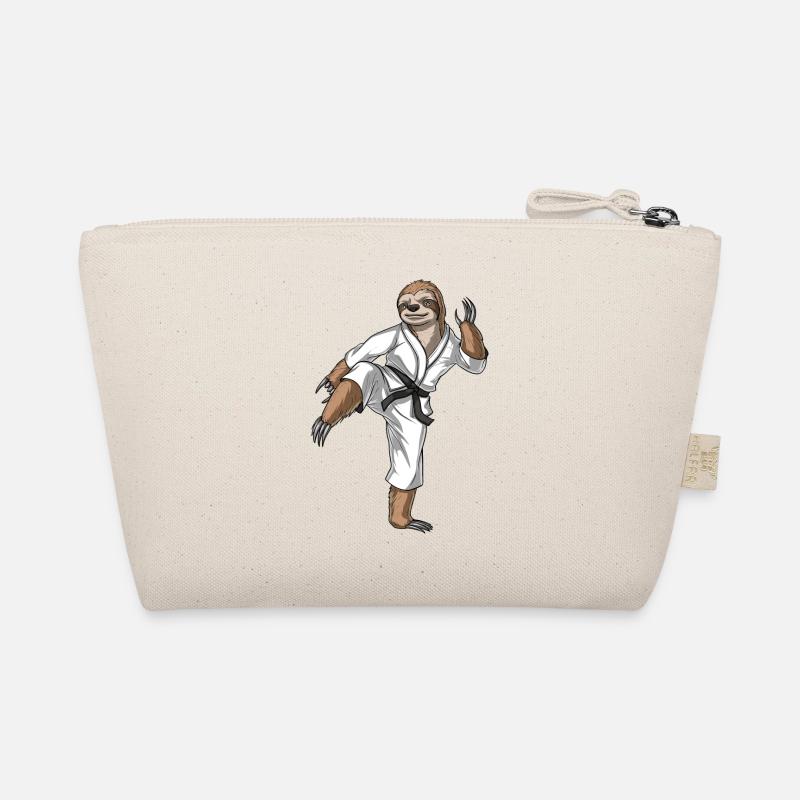 Faultier Karate Bio-Täschchen