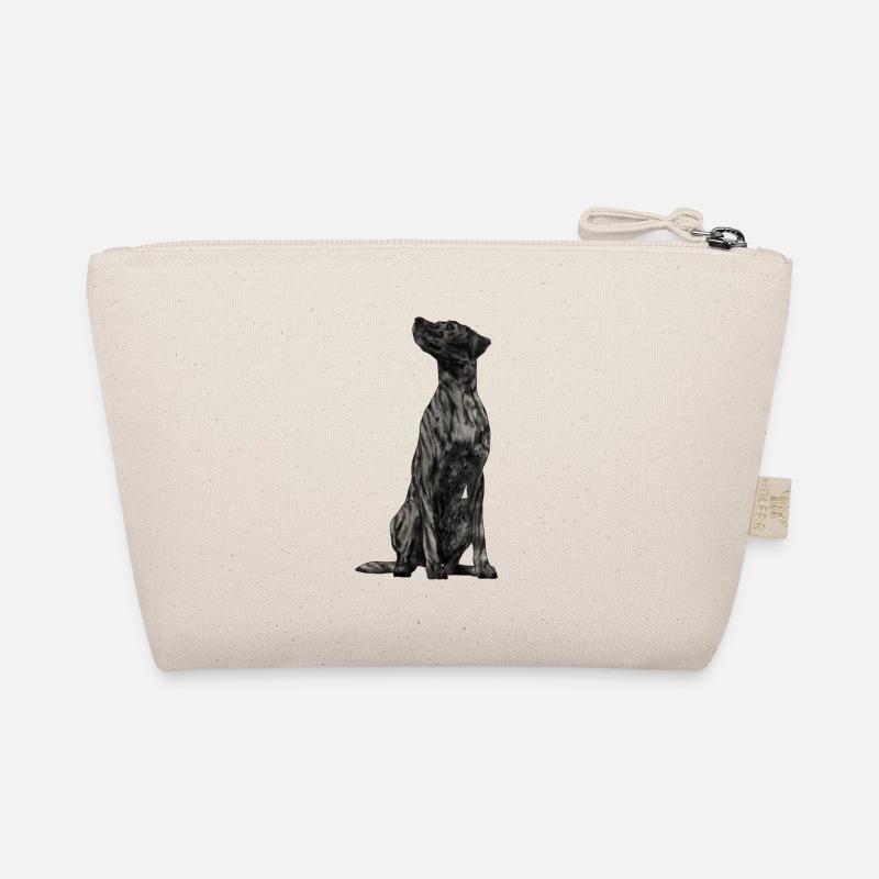 Sitzender Plott Hound Hund Bio-Täschchen