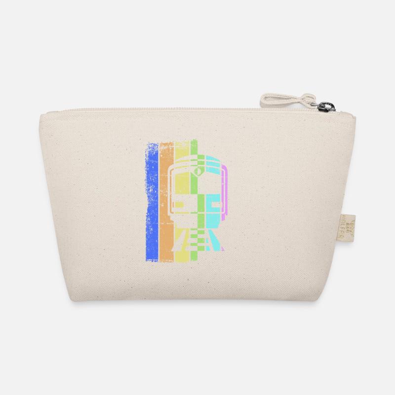 Train railroad railroad workers trains locomotive driver Organic Pouch