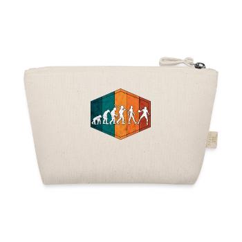 Woman basketball evolution women retro - Organic Pouch - nature - Back