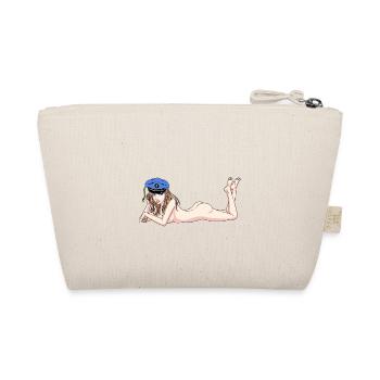 Maritim Kapten sexy Girl Seefahrt Ahoi - Bio-Täschchen - Natur - Hinten
