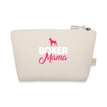 Boxer Hunde Mama Mutter Muttertag Geschenk - Bio-Täschchen - Natur - Hinten