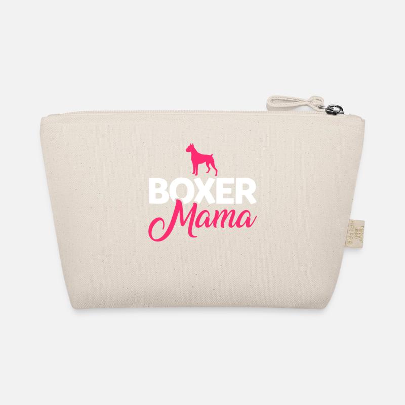 Boxer Hunde Mama Mutter Muttertag Geschenk Bio-Täschchen