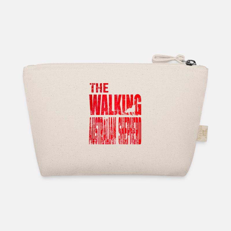 Australian Shepherd Dog Aussie Walking Gift Organic Pouch