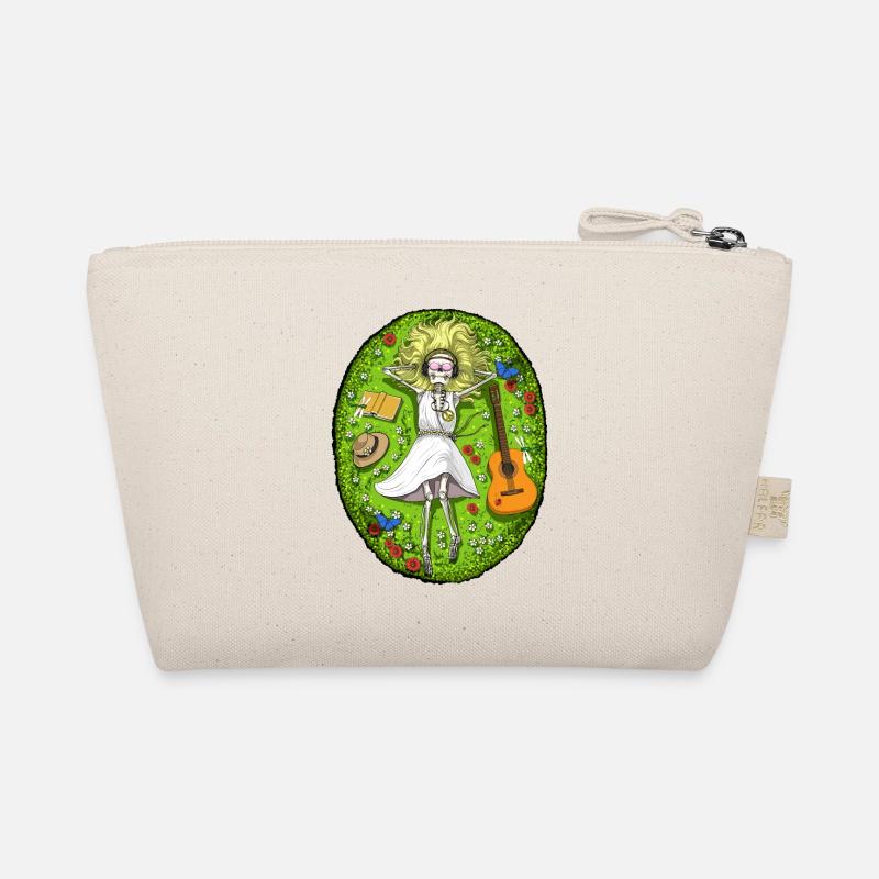 Skeleton Hippie Organic Pouch