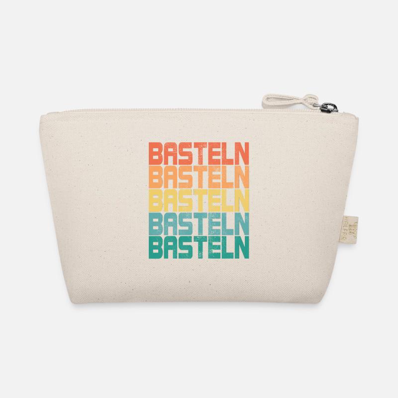 Basteln Retro Sprüche Bastler Handarbeit Geschenk Bio-Täschchen
