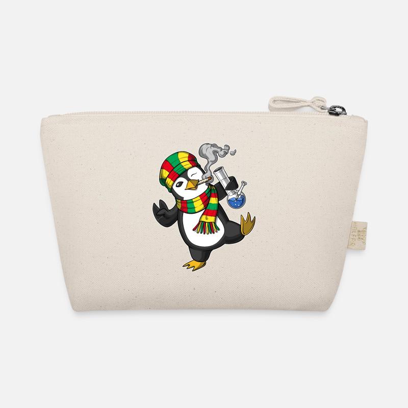 Pinguin Rauchen Unkraut Bio-Täschchen