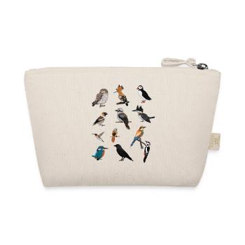 Colorful Birds Drawing Bird Friend Ornithologist - Organic Pouch - nature - Back