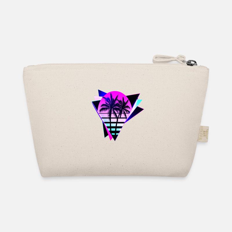 Aesthetic Vaporwave Vintage. retrowave-triangle Bio-Täschchen