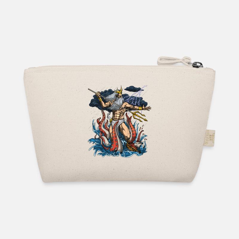 Greek God Poseidon Organic Pouch