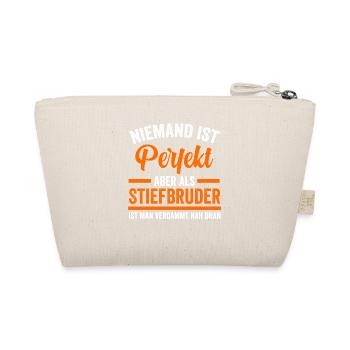 Perfekter Stiefbruder - Bio-Täschchen - Natur - Hinten