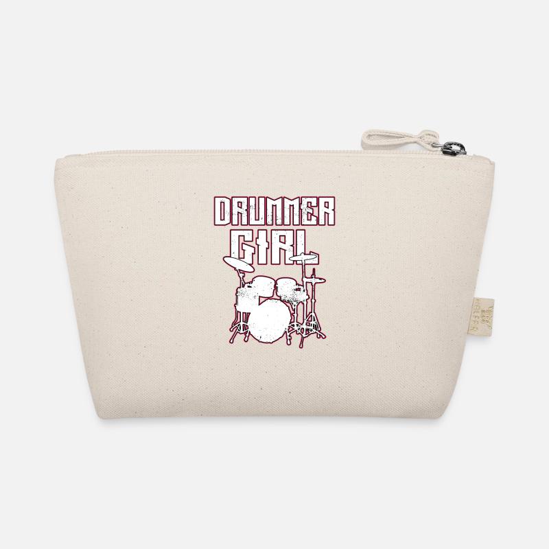 drummer girl drums outfit for drummer Organic Pouch