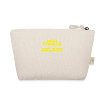 Verlobte Verlobt Heirat Galaxy Spruch Geschenk - Bio-Täschchen - Natur - Hinten