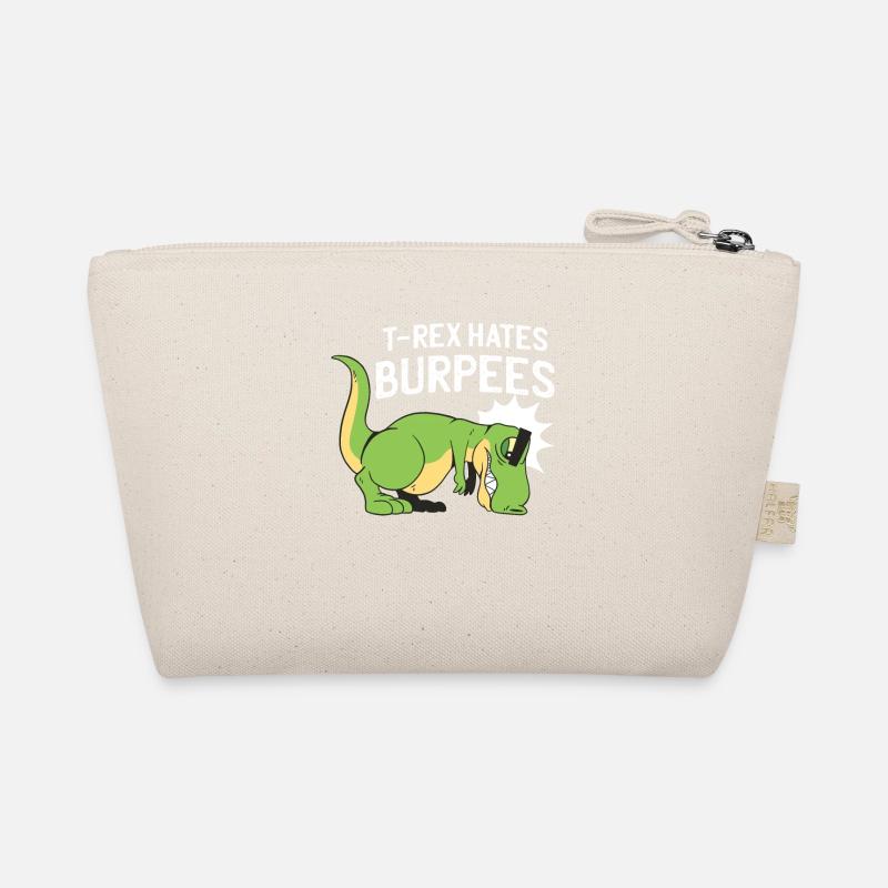 T-Rex Rex Dinosaur Training Quote Gift Organic Pouch