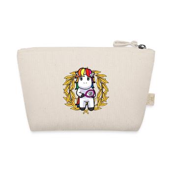 Vainqueur du placement Vainqueur Joueur de tennis licorne - Trousse biologique - nature - Dos