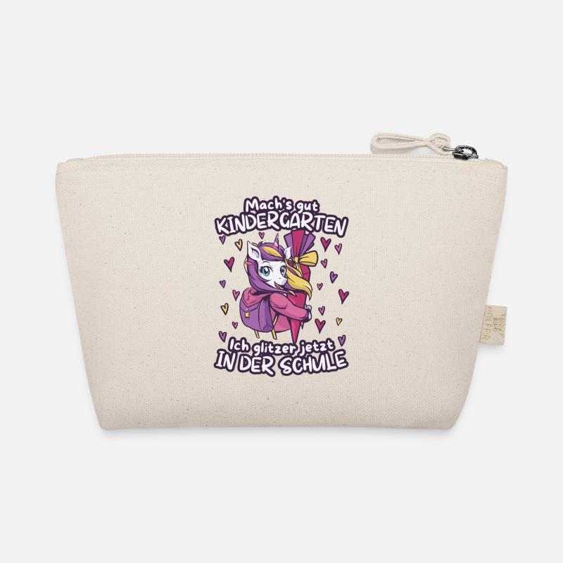 Einschulung Schulkind Einhorn Schule Kindergarten Bio-Täschchen