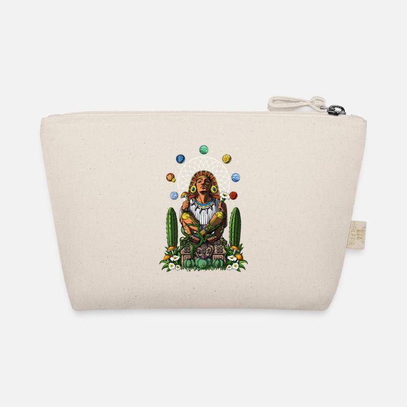 Aztekischer Gott Xochipilli - Bio-Täschchen - Natur
