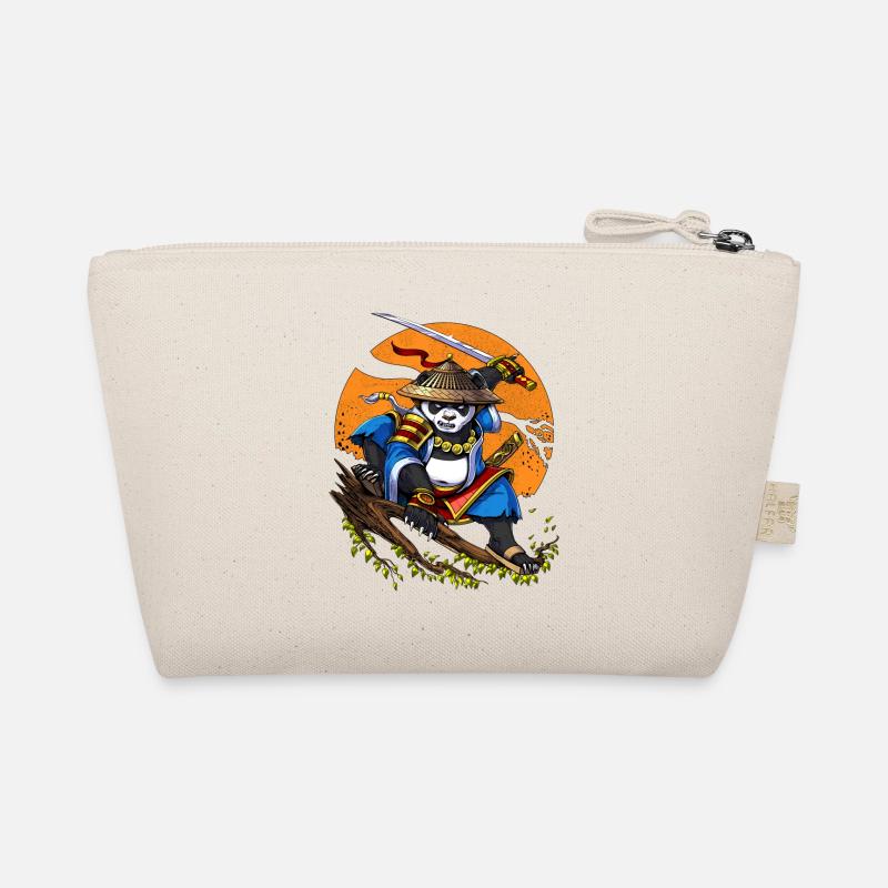 Panda Bär Samurai Bio-Täschchen