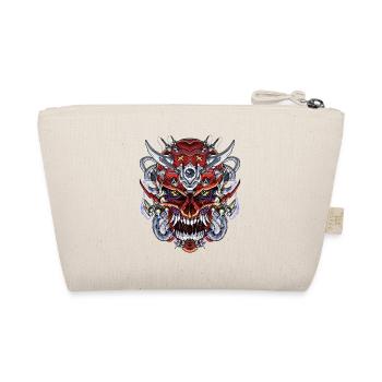 Masque de crâne de démon japonais - Trousse biologique - nature - Dos