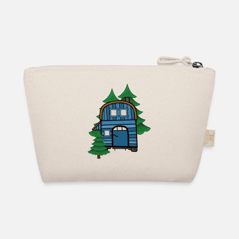Freak Nature Lovers Construction Trailer Camping House Cabin Organic Pouch