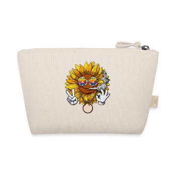 Sunflower Hippie Stoner - Organic Pouch - nature - Back