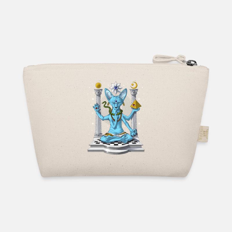 Sphynx Katze Psychedelische Shiva Bio-Täschchen