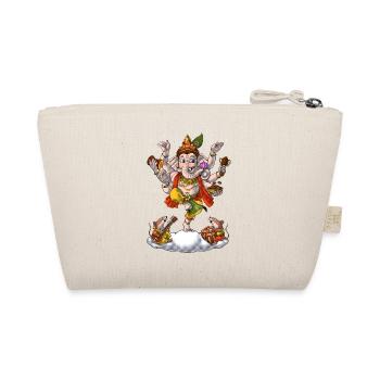 Hinduism Elephant God Ganesha - Organic Pouch - nature - Back