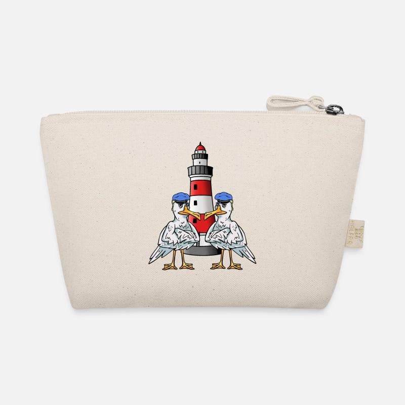 Maritim Möwen Seevögel Leuchtturm Küste Seevogel Bio-Täschchen