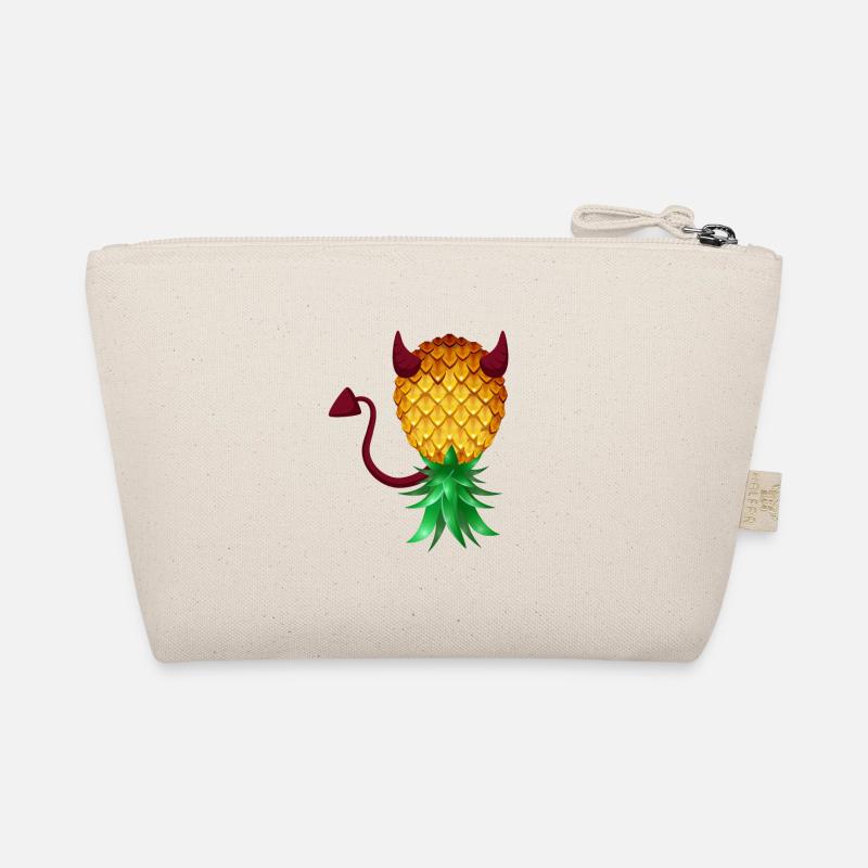 Swinger Upside Down Bad Pineapple Devil Horn Organic Pouch