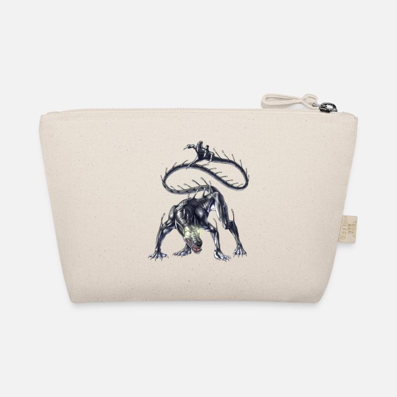 Aztec Mythical Creature Ahuizotl Organic Pouch